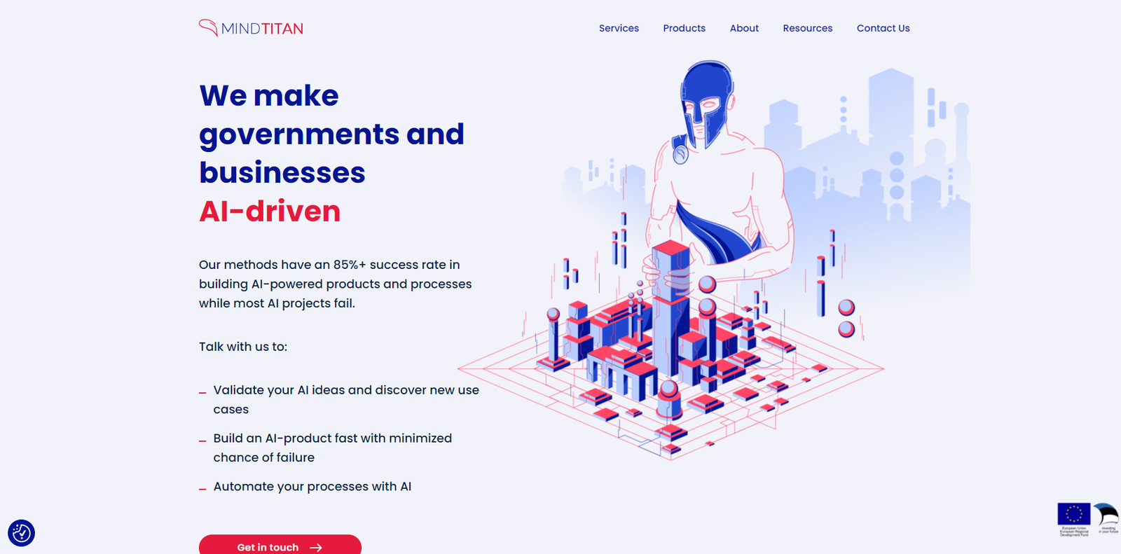 MindTitan Landing Page