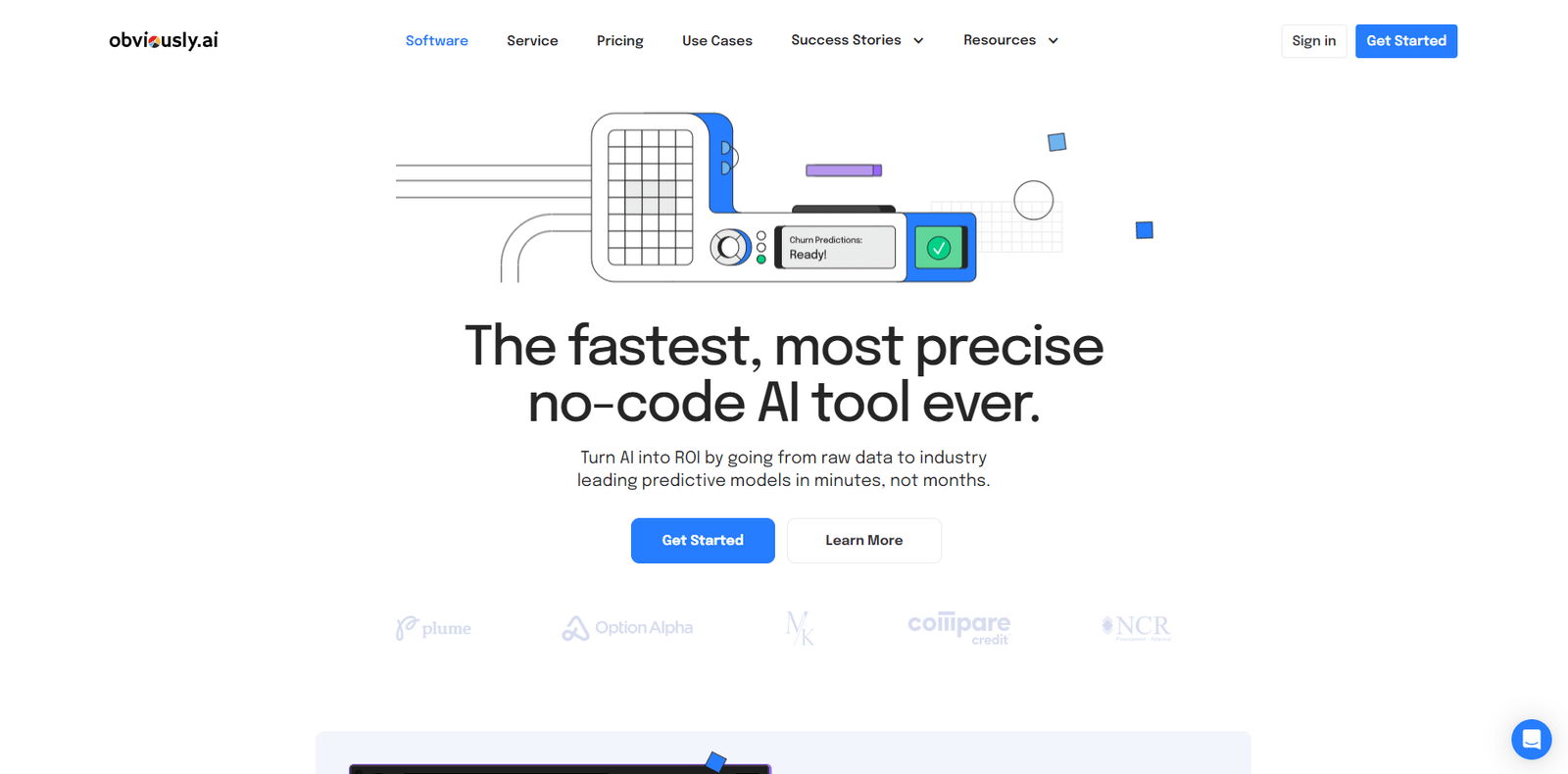 Obviously AI Landing Page