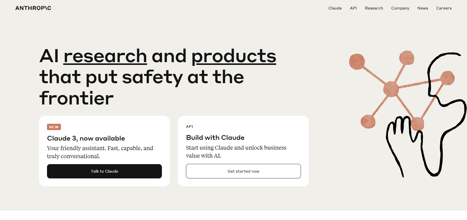 Anthropic Landing Page