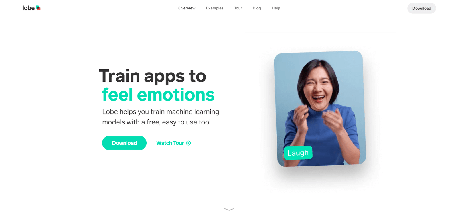 Lobe Landing Page