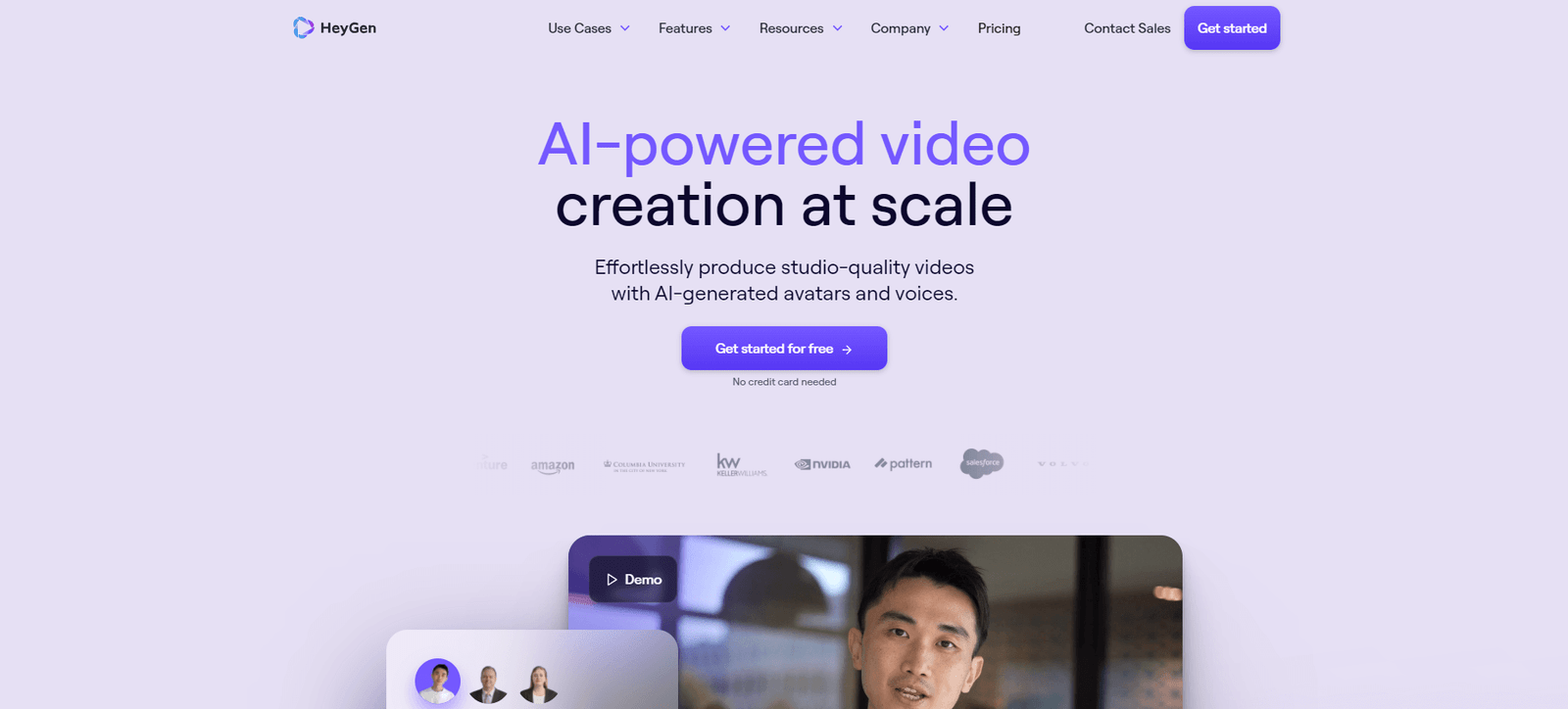 HeyGen Landing Page