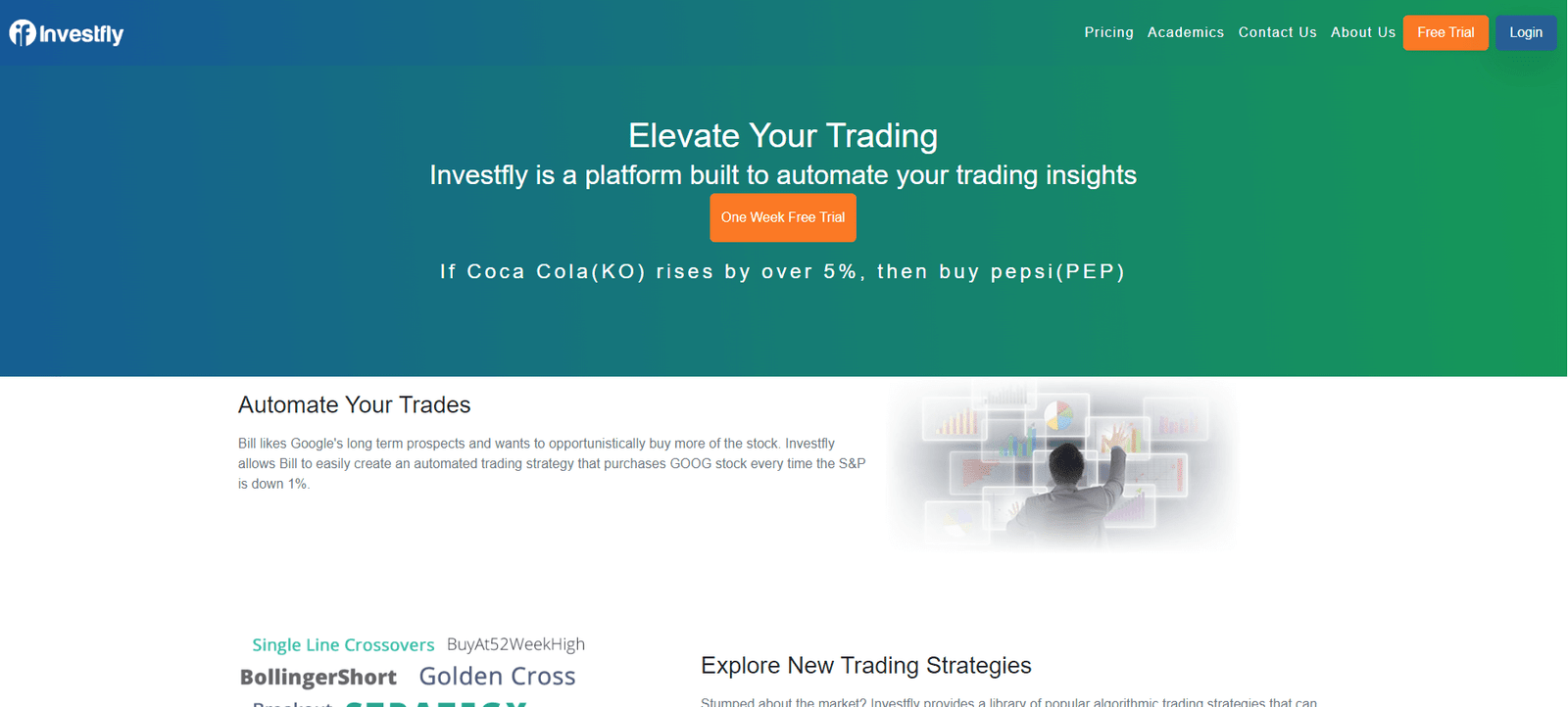 Investfly Landing Page