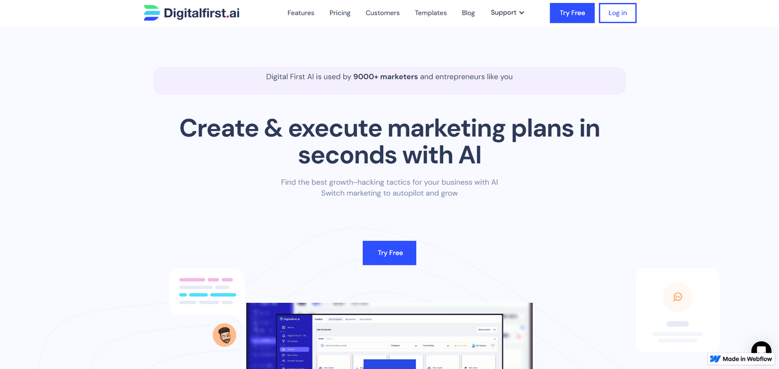 Digital First AI Landing Page